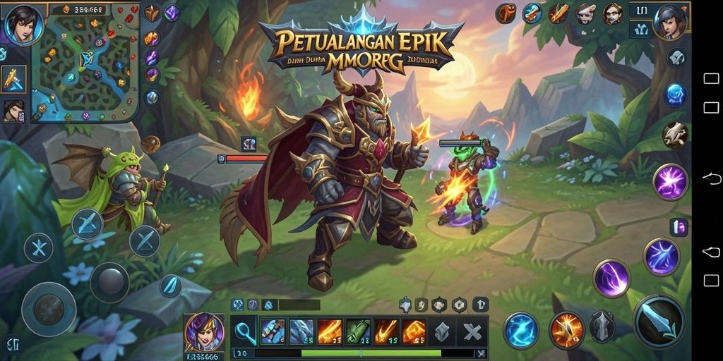 Skrinsut gameplay 333666 yang menunjukkan pertempuran intens dan eksplorasi dunia.