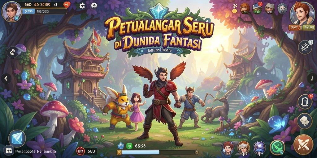 Tangkapan layar gameplay 66D menampilkan aksinya yang mendebarkan.