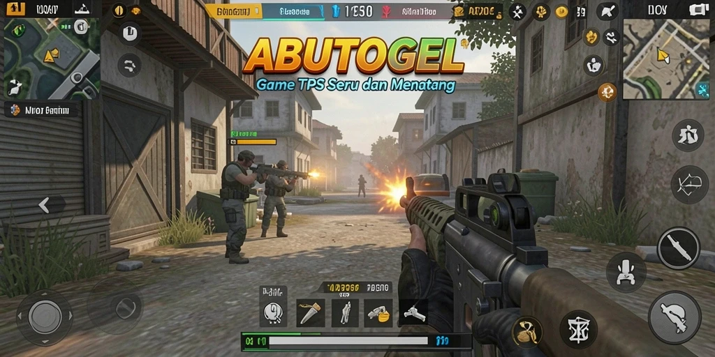 Tampilan gameplay seru dalam ABUTOGEL, penuh aksi dan strategi.
