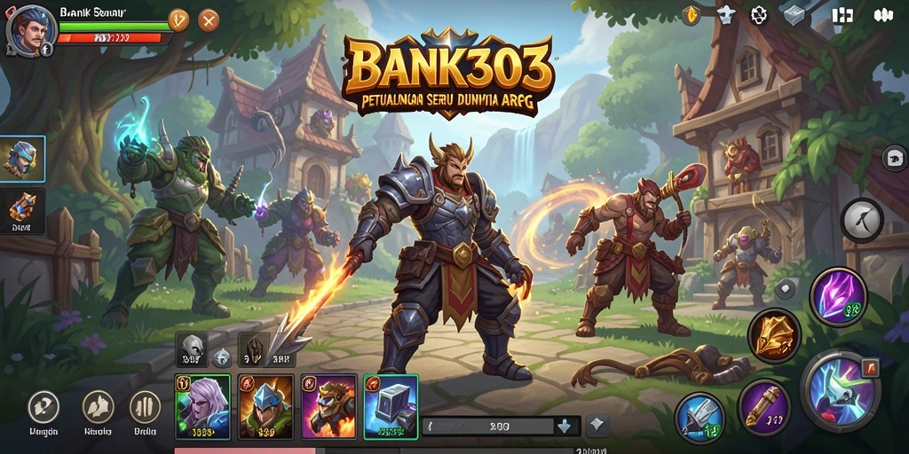 Tampilan gameplay seru dan menantang di BANK303.