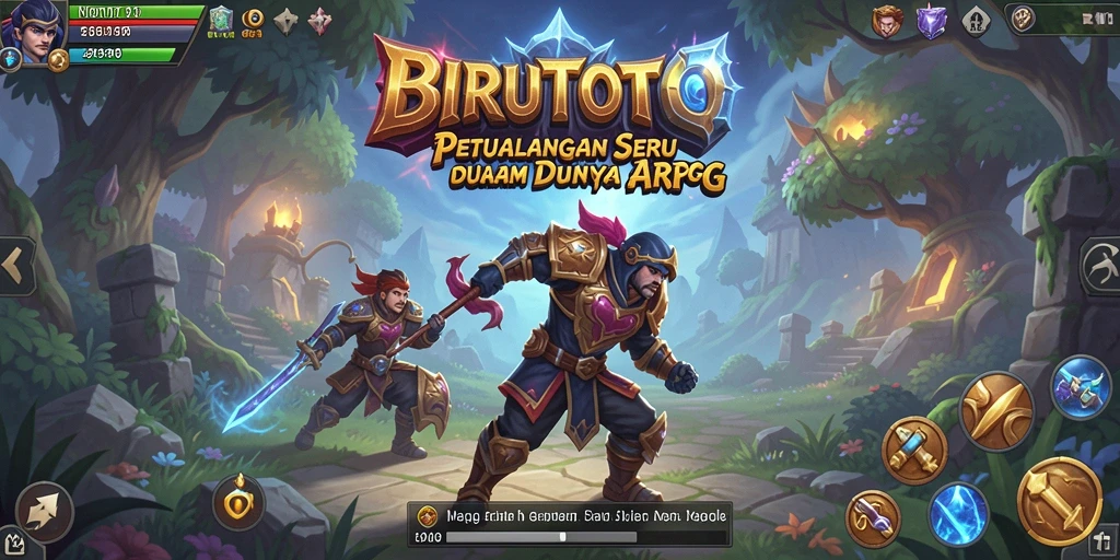 Screenshot BIRUTOTO menampilkan aksi seru dalam permainan ARPG.