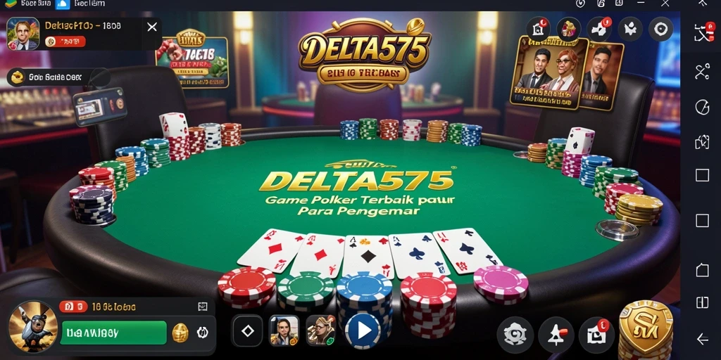 Tampilan gameplay DELTA575 yang seru dan mendebarkan.