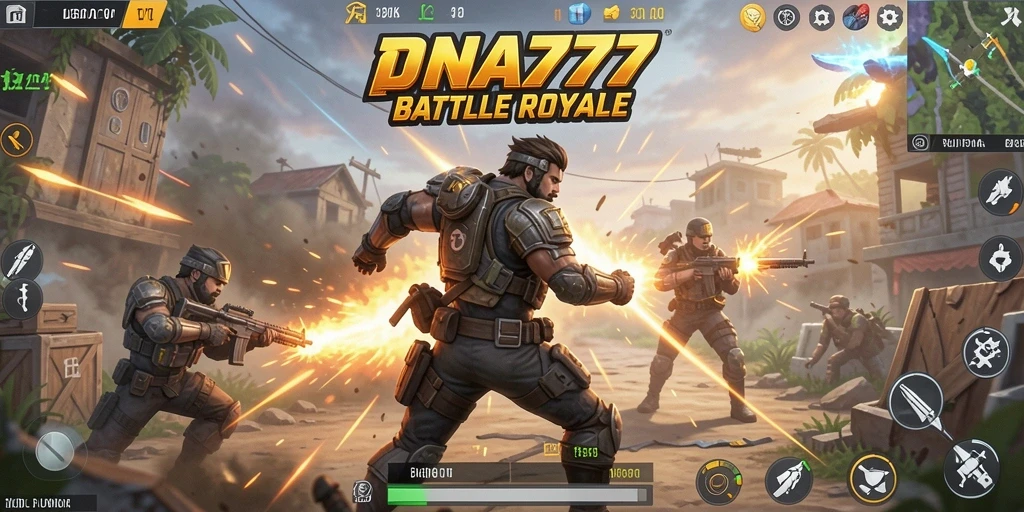 Gameplay mengesankan dalam pertarungan Battle Royale.