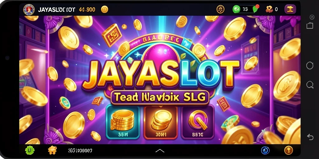 Tampilan gameplay menarik dengan berbagai tema slot yang berbeda.