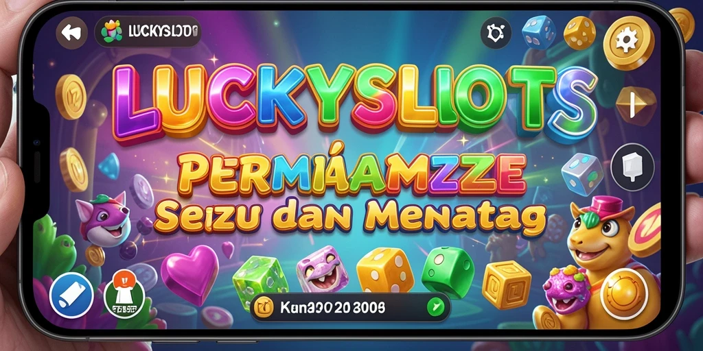 Tampilan gameplay menantang dari LUCKYSLOTS dengan variasi puzzle.