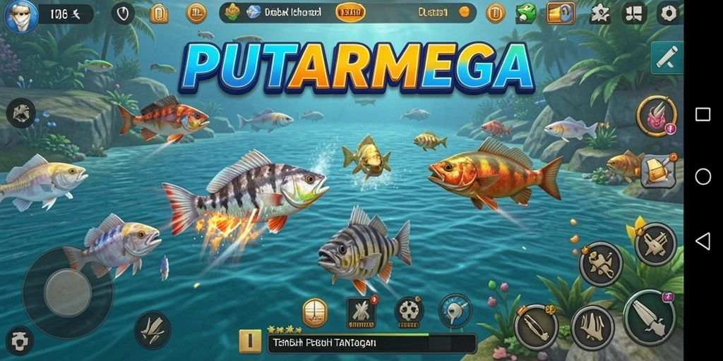 Gameplay Tembak Ikan yang mendebarkan dan seru.