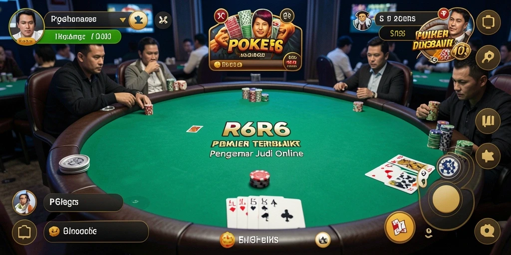 Gameplay menarik dalam permainan Poker di R6R6.