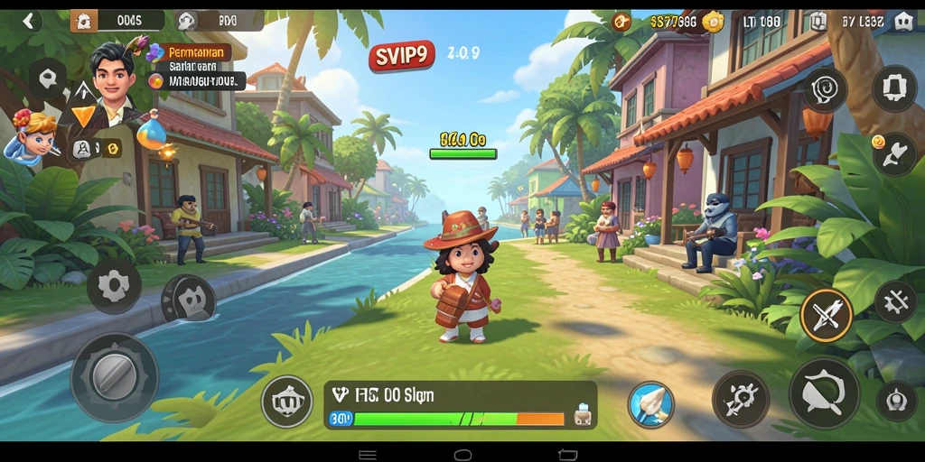 Screenshot gameplay SVIP9 yang menampilkan tantangan seru.